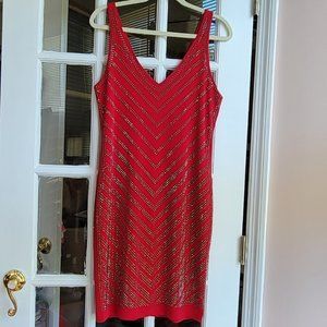 Cache Studded Evening Dress Size Medium